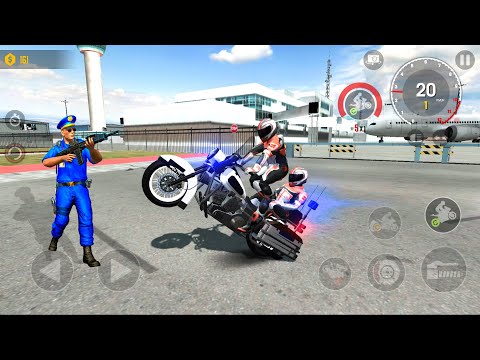 Extreme Motorbikes Riders chase on police bike speed Driving simulator 3d - Best Android Gameplay