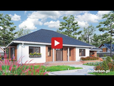 Projekt domu Eliza- archeton pl - parterowy 167,6 m2