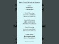 Basic Tamil Words Phrases Shorts