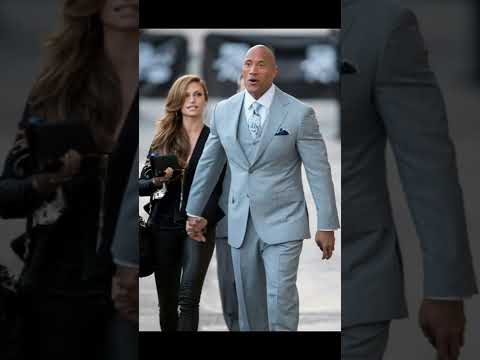 The Rock With Wife 🤩 Lauren Hashian 👍