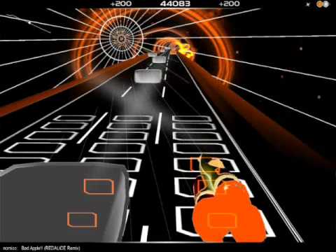 Bad Apple!! redalice [audiosurf]