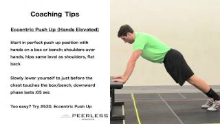 368. Eccentric Push Up (Hands Elevated)