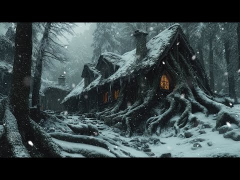 Silent Warmth in the Deepwood Snow | Medieval Celtic Winter Ambience for Sleep & Healing Calm