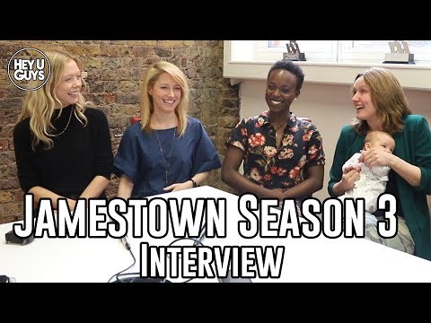 Naomi Battrick, Niamh Walsh, Abiola Ogunbiyi & Claire Cox on Jamestown Season 3