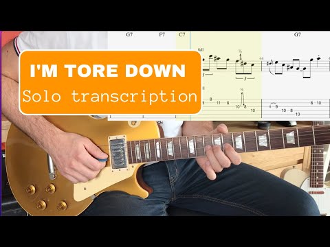 I'm Tore Down - Eric Clapton (solo transcription)