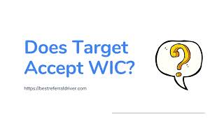 Does Target Accept WIC