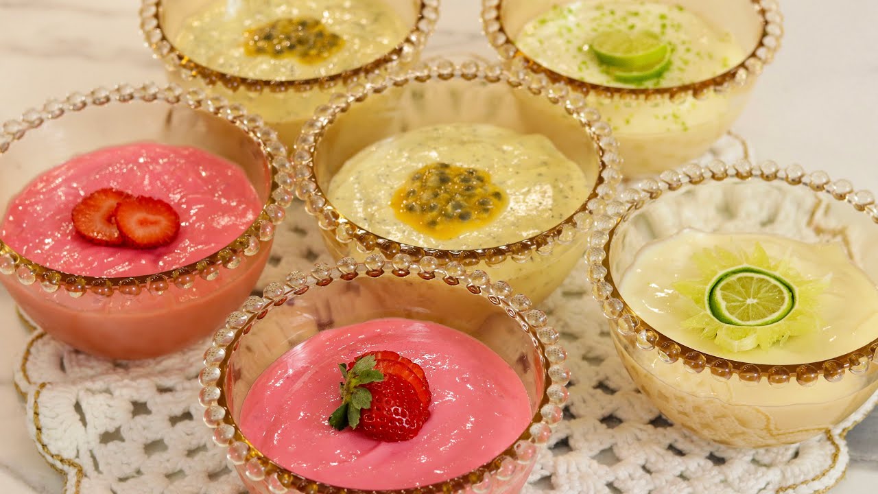 3 SOBREMESAS SIMPLES E ECONÔMICAS que todos amam com APENAS 3 INGREDIENTES | Rafael Freitas