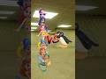 Rainbow Bubblegem VS Pingu Shorts Rainbowbubblegem Pingu