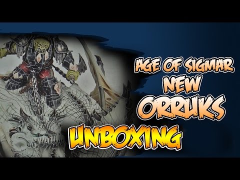 New Orruk Models Unboxed Age of Sigmar Warhammer Fantasy