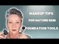 Makeup Tips For Mature Skin Brush Or Sponge For Foundation