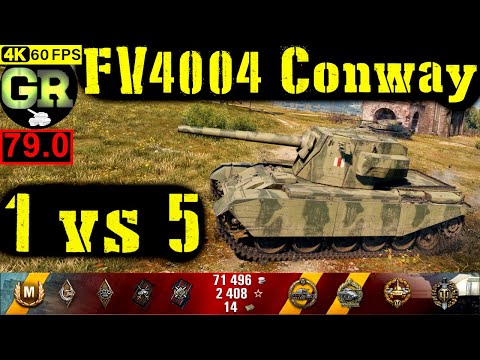 79_World of Tanks FV4004 Conway WoT Replay - 8 Kills 6.7K DMG(Patch 1.4.0)