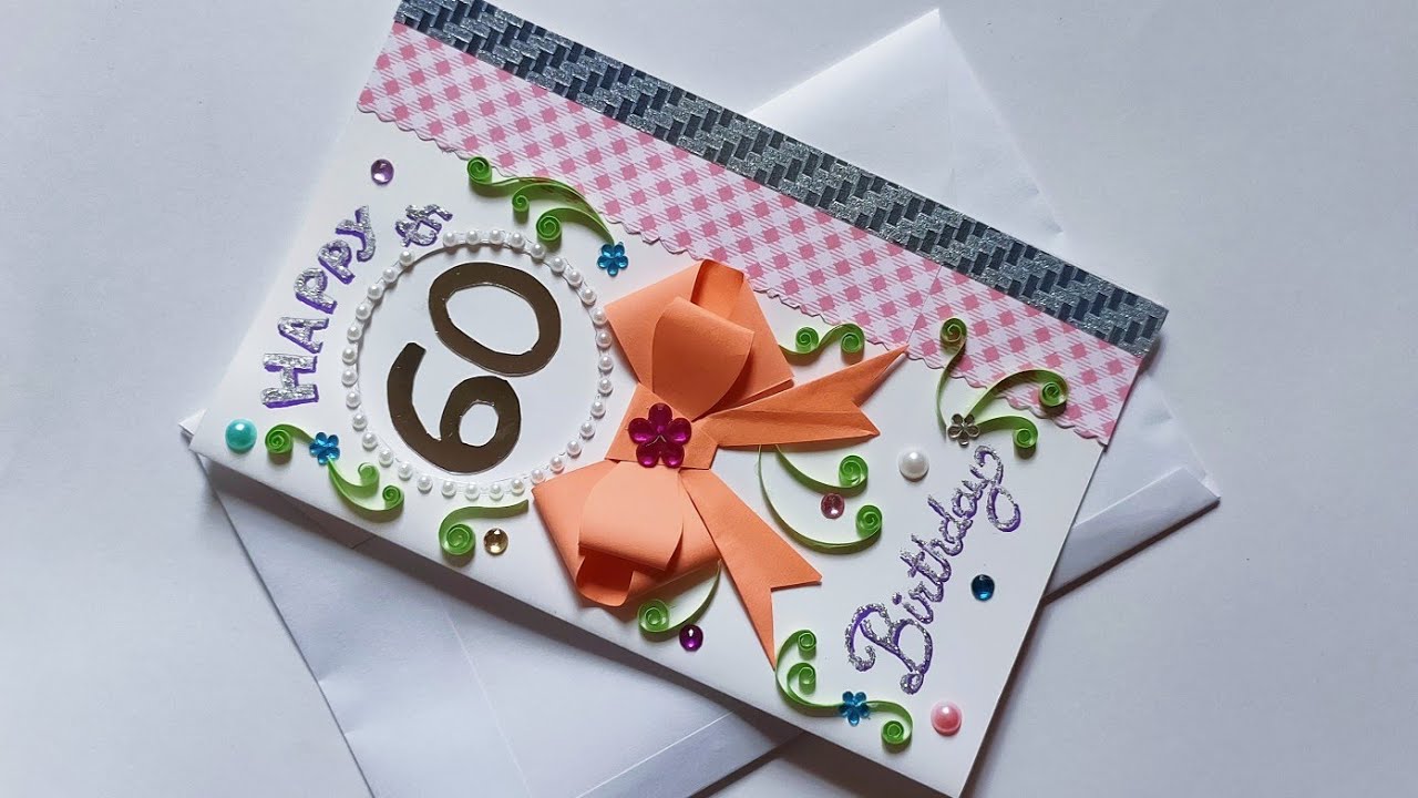 Diamond Birthday (60th Birthday) Card😊 #shorts #youtubeshorts