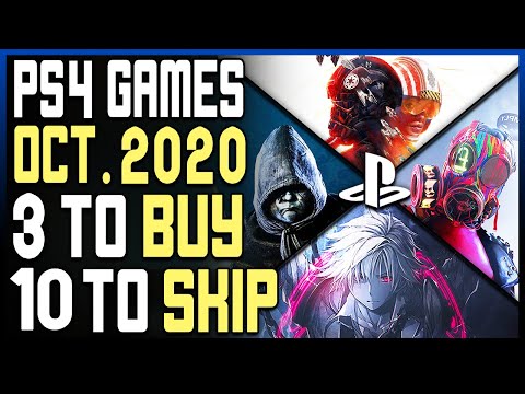3 PS4 Games to BUY and 10 to SKIP - NEW PS4 Games OCTOBER 2020