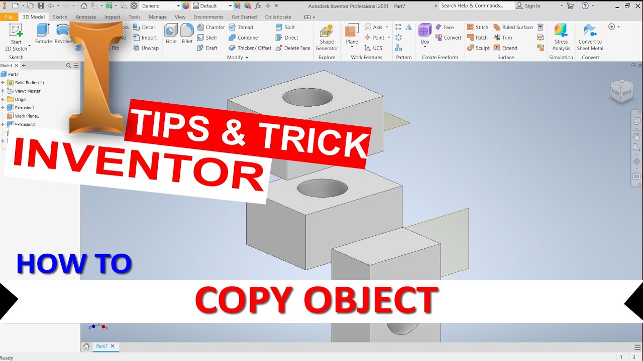Inventor How To Copy Object