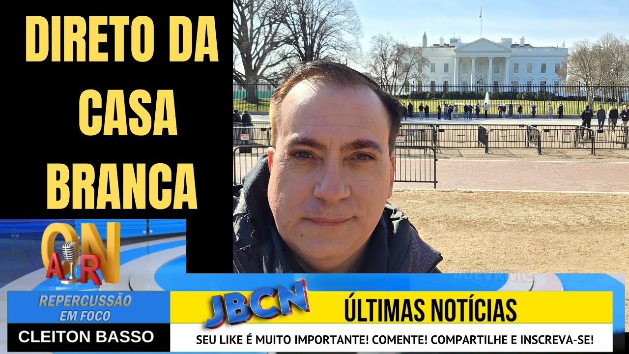 DIRETO DE WASHINGTON: Jornalista Cleiton Basso traz Notícias de Trump, Bolsonaro, EUA, Musk, Brasil