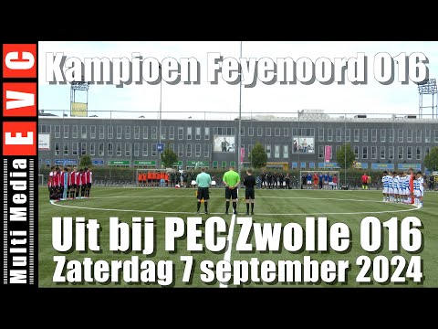 Kampioen Feyenoord O16 op bezoek bij PEC Zwolle O16 | 7 september 2024