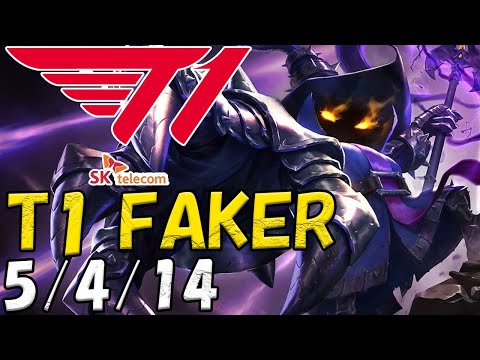 T1 Faker ベイガー(Veigar) VS ヤスオ(Yasuo) MID patch 13.4 KR RANK