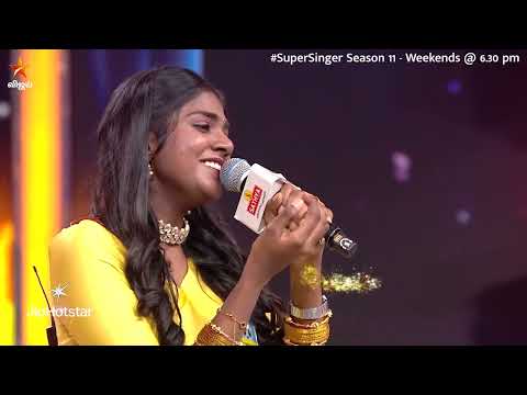 Glimpse of Yeh Asainthadum Song by #Dharshana #AjayKrishna😍🔥| Super Singer Season 11 | Episode Promo