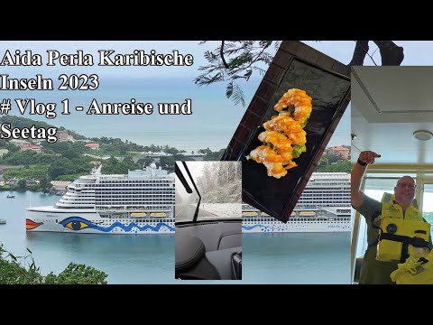 Karibische Inseln mit AIDAperla 2023 - #Vlog 1: Anreise La Romana und Seetag