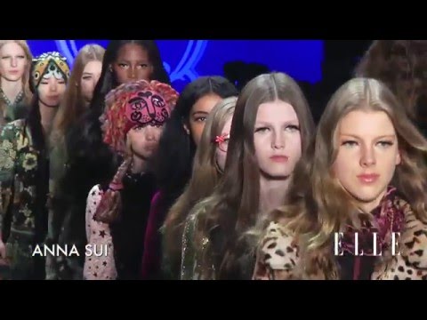 Anna Sui. Mercedes Benz Fashion Week Nueva York. Otoño / invierno 2016-2017 | Elle España