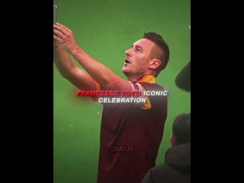 Francesco Totti iconic celebration | Best Clips + Edit CC Topaz High Quality | Darius Official