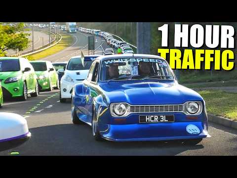 HUNDREDS of Loud Fords TERRORIZE Streets Arriving at Car Show