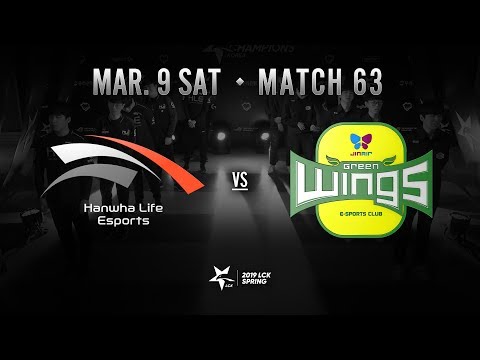 [2019 LCK SPRING] 0309 Match63 : HLE vs JAG Highlight
