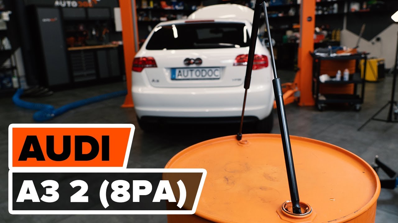 Wie VW POLO 4 (9N) Heckklappendämpfer wechseln [AUTODOC TUTORIAL] 