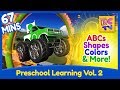 Preschool Learning Compilation Vol 2 Shapes Colors Math And More
