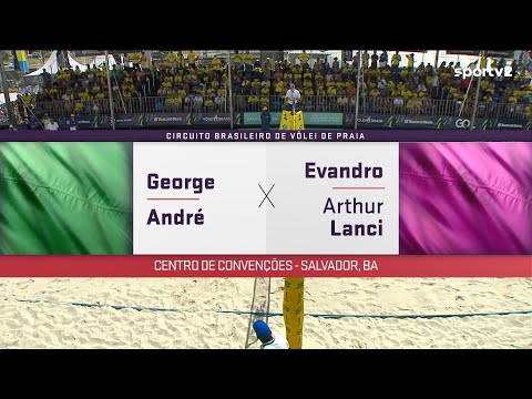 CIRCUITO BRASILEIRO DE VÔLEI DE PRAIA 2023 - FINAL MASC - GEORGE/ANDRÉ X EVANDRO/LANCI - SALVADOR/BA