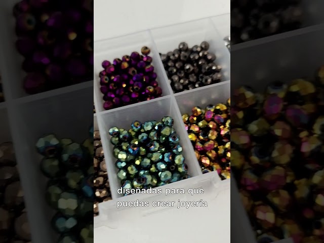 Vídeo relacionado con TOAOB 1000 Piezas Cuentas de Vidrio 2 mm a 10 mm Cuentas de Cristal Facetado Checas Azul Transparentes Redondas Abalorios de Cristal para Hacer Bisuteria y Manualidades Collares Pulseras Accesorios
