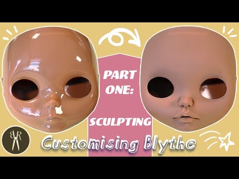 Customising Blythe - Pt1: SCULPTING - How To DIY a Custom Doll - Open Mouth and Teeth - Tutorial