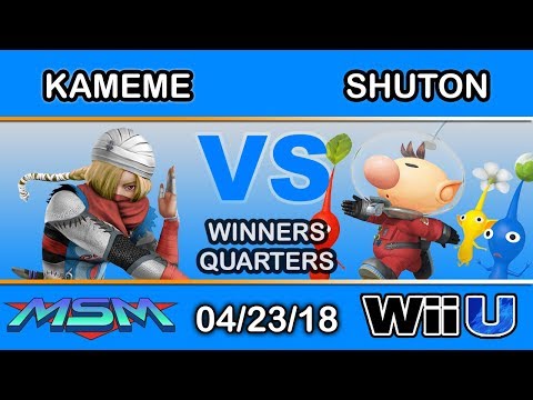 MSM 143 - DNG | Kameme (Sheik) Vs. Shuton (Olimar) Winners Quarters - Smash 4