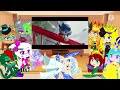 Mlp and Fnaf and aquaman casts react Sonic the hedgehog 2 trailer movie