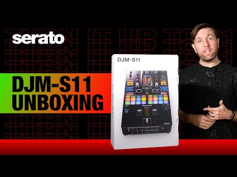 Pioneer DJ DJM-S11 Unboxing | First look with Serato