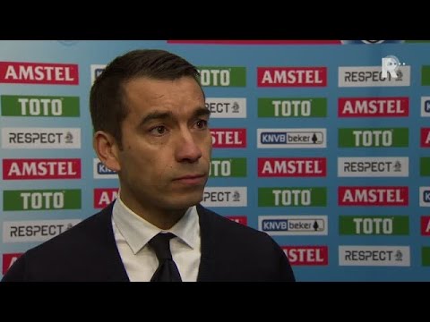 Giovanni van Bronckhorst na afloop van Feyenoord - AZ