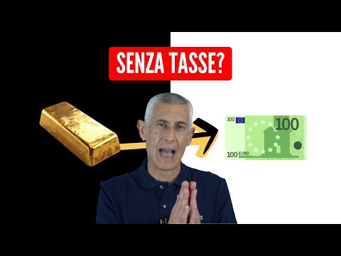 Oro fisico: il segreto legale per non farti tassare (che nessuno dice)