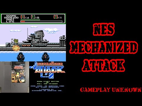 Gameplay Unknown AKA MechaNized Attack NES