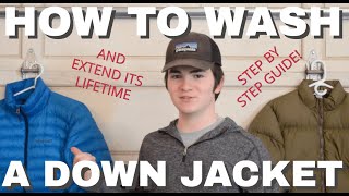 How to wash a down jacket | A step by step guide