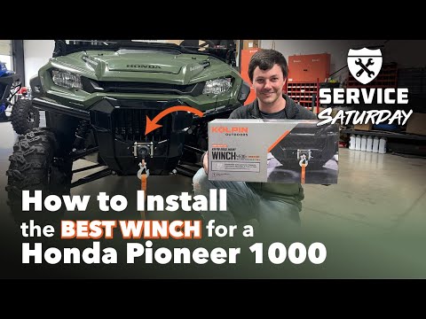How To Install The Best Winch on A Pioneer 1000 (KOLPIN Winch Install)