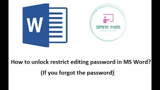 How to unlock MS word document if you forgot your password