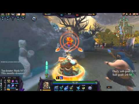 Smite Ao Kuang penta kill in masters ranked