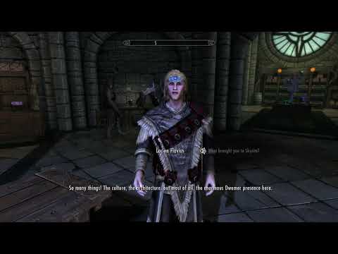 Lucien Flavius: Asking why he's in Skyrim
