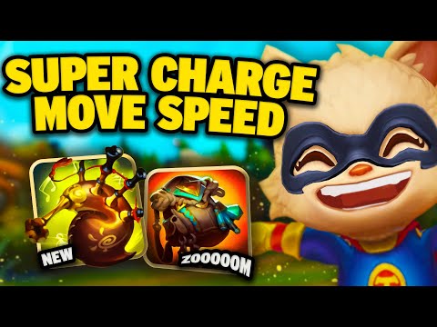 THIS HILARIOUS TEEMO SUPPORT BUILD ZOOMS AROUND THE MAP