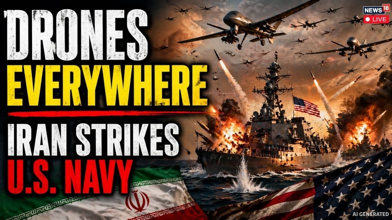 LIVE Iran Attacks US Warships! Drone Strikes Retaliate for Seizure of 'Touska' | Gulf of Oman Crisis