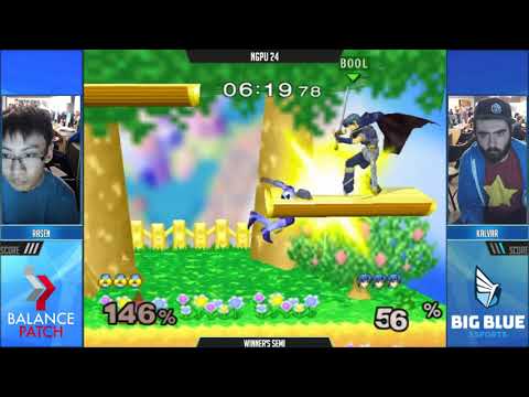 NGPU 24 SSBM - Rasen (Sheik) vs. Kalvar (Marth) - Melee WSF