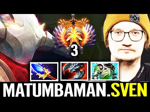 MATUMBAMAN Sven [FULL GAMEPLAY] - Pro Safelane Guide | Dota 2 IMMORTAL GAMEPLAY