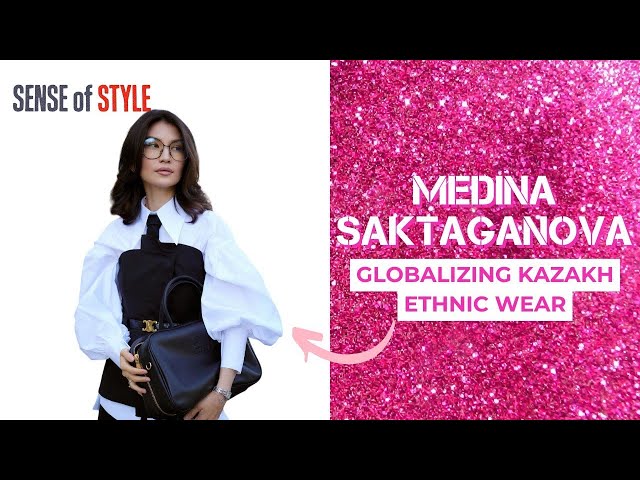 Medina Saktaganova. Globalizing Kazakh ethnic wear