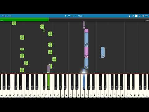 The Guardian Legend Theme OST - Full Piano Synthesia Cover