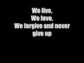 We Live - SuperChick - Lyrics 